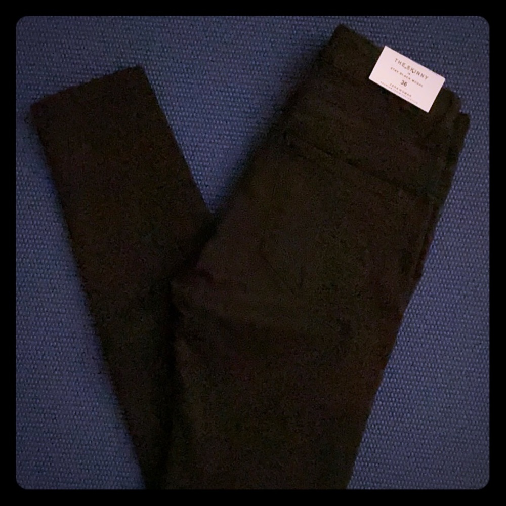 NWT Zara Black Skinny Jeans size 2